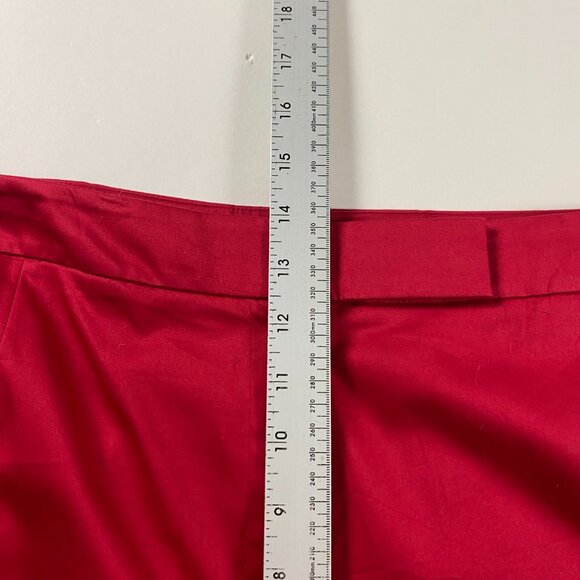 NWOT Talbots Shorts Women's Size 24W Red Plus Size Cotton Spandex Stretch - Picture 9 of 12